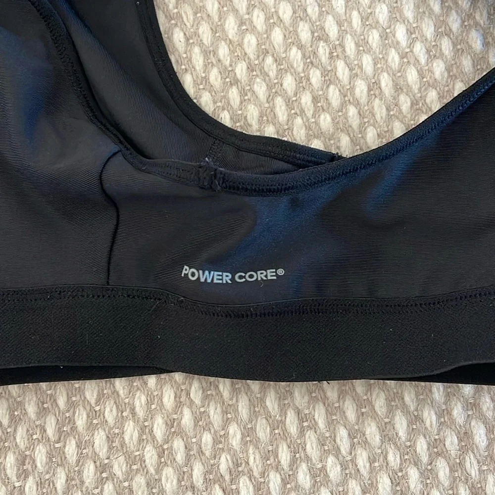 NEW Black Sports Bra Power Core